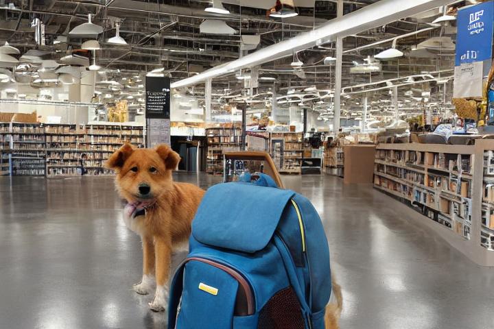 Voinko tuoda koirani repussa IKEAan?