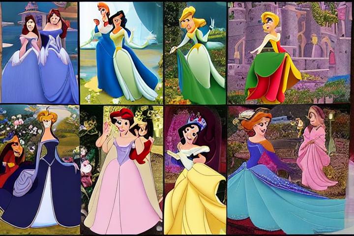Mitkä Disneyn prinsessaelokuvat käsittelevät peiliä?