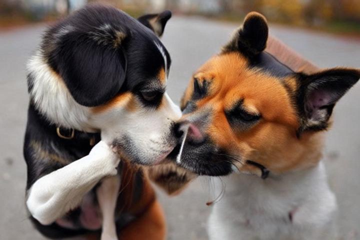 Pitävätkö koirat, kun suutelet heidän päätään?