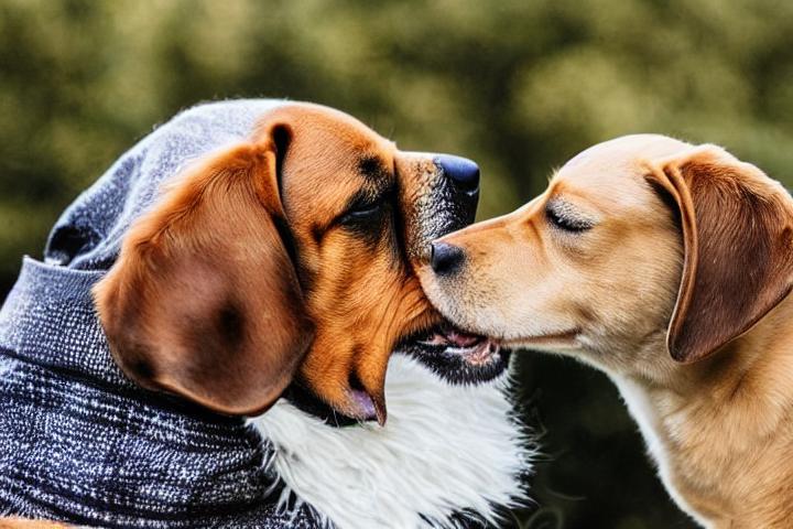 Tietävätkö koirat, että suutelemme niitä?