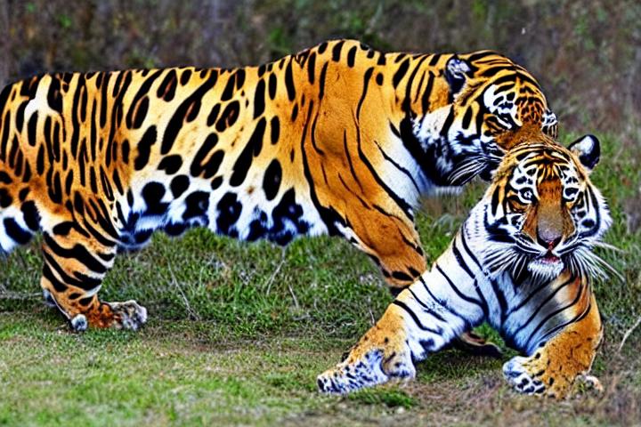 Voiko jaguaari taistella tiikeria vastaan?