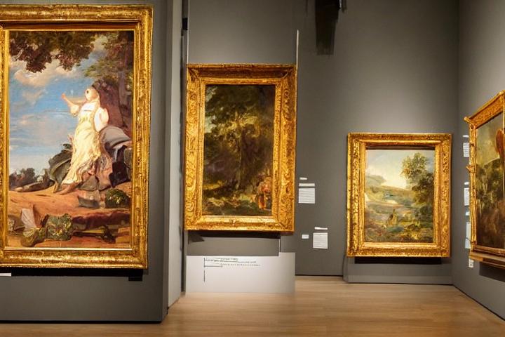 Voitko koskettaa maalauksia museoissa?